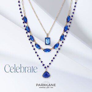 Park Lane Beautiful Blue Celebrate 3 in 1 Necklace